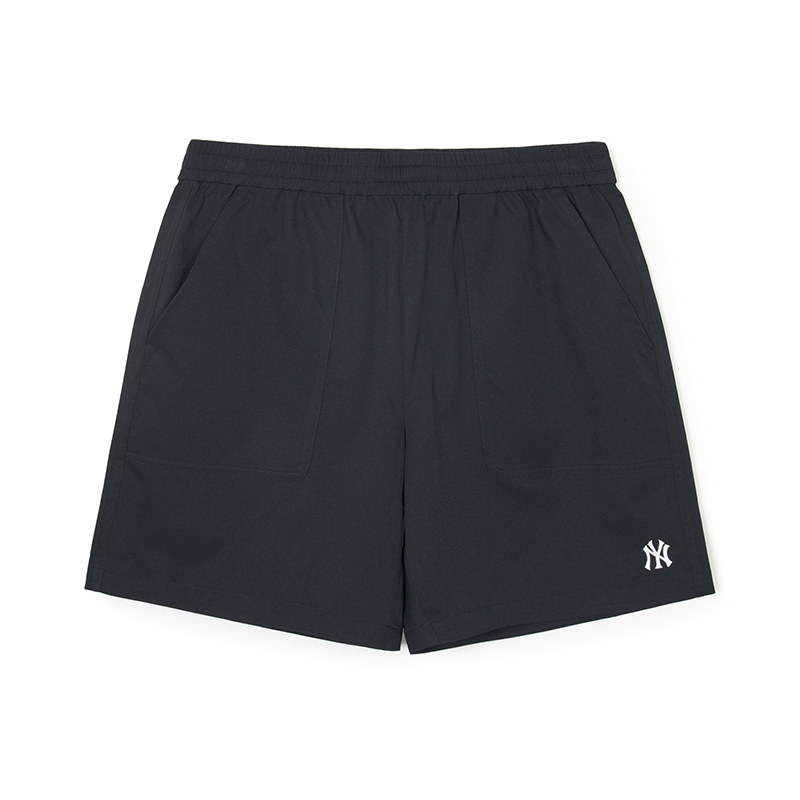 MLB男女NY刺绣小标短裤运动裤