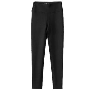 小个子八分羊羔绒鲨鱼裤女外穿打底裤加绒加厚冬季瑜伽沙鱼棉裤子