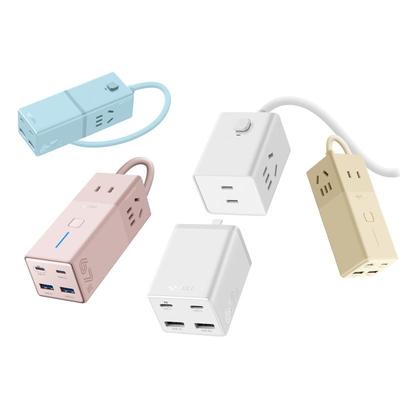 公牛家用小巧67w充电usb快充插排