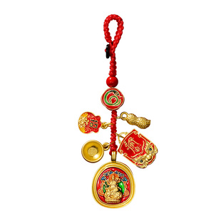 【杭州灵隐】2026新款马年钥匙扣挂件本命佛招财转运平安饰品礼物
