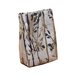 小森新中式花卉手机包女斜挎便携小挎包国风百搭散步迷你布包小包