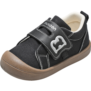 牧童儿童帆布鞋春秋轻便男宝宝幼儿园室内鞋女童软底小童板鞋子