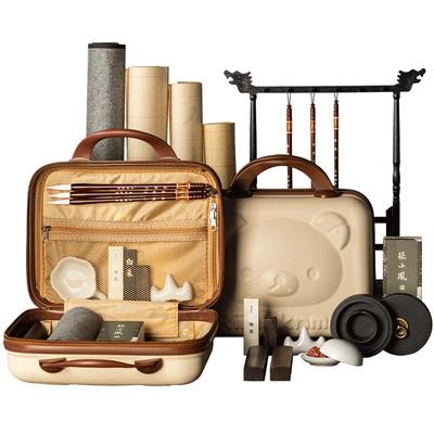 善琏湖笔毛笔初学套装毛边纸描红