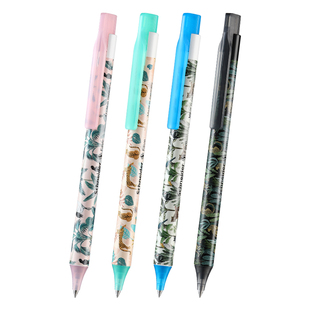 德国进口施耐德Schneider中性笔菲尔fave丛林系列限定学生用按动G2笔芯刷题笔黑色0.5mm高颜值水笔速干可换芯