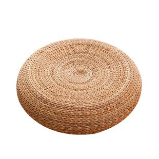 草编蒲团榻榻米坐垫地上日式加厚藤编家用圆形打坐垫禅修垫草垫子