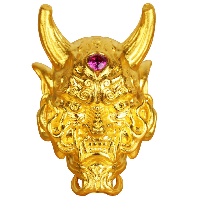 双飞翼古法血罗刹一体三通足金