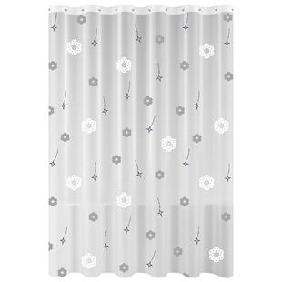 浴室新款高档浴帘加厚防水布防霉卫生间隔断帘免打孔门帘套装窗帘