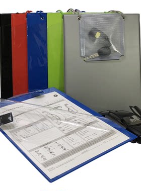 耐用皮革工单夹结算写字板夹铋晟
