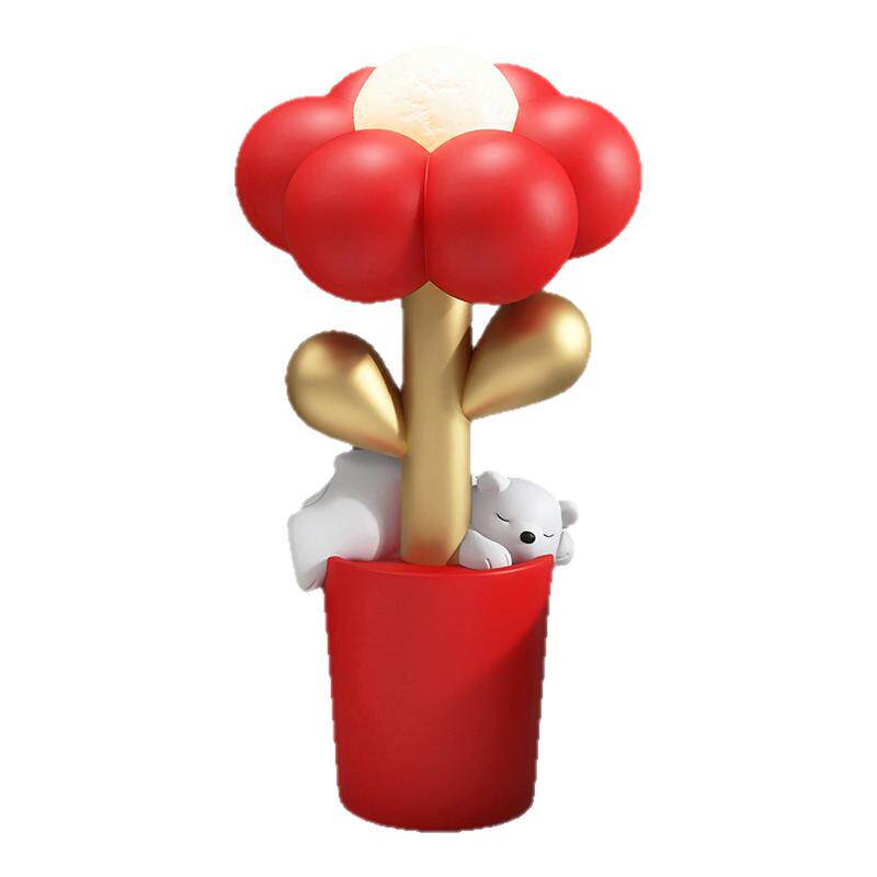 韵灿喜庆红落地摆件新婚结婚礼物