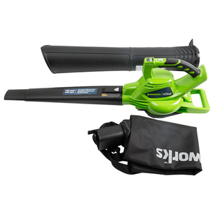 格力博greenworks40V锂电电动吹风机家用便携手提式吹尘吹吸机