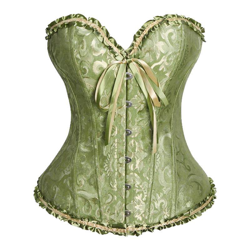 钢扣绑带束身衣抹胸外穿鱼骨胸衣