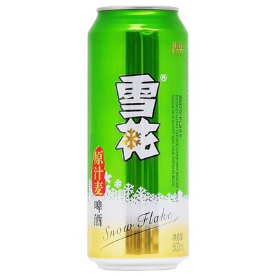 雪花啤酒原汁麦500ml*24罐/12罐整箱听装易拉罐8度啤酒非原箱发货