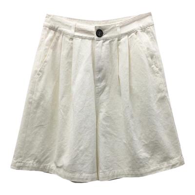 TYJR高腰休闲五分裤阔腿短裤