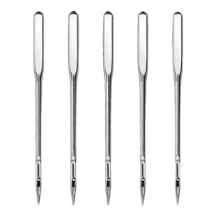 脚踏飞人蝴蝶标准缝纫机针家用老式14号钢针老牌缝衣针11防跳针16