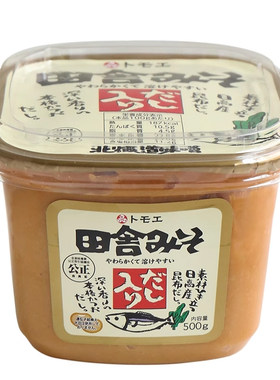 日本进口福山田舍味增酱汤料500g