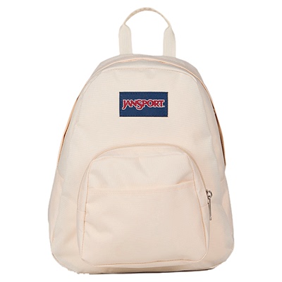 米白迷你女大学生双肩包