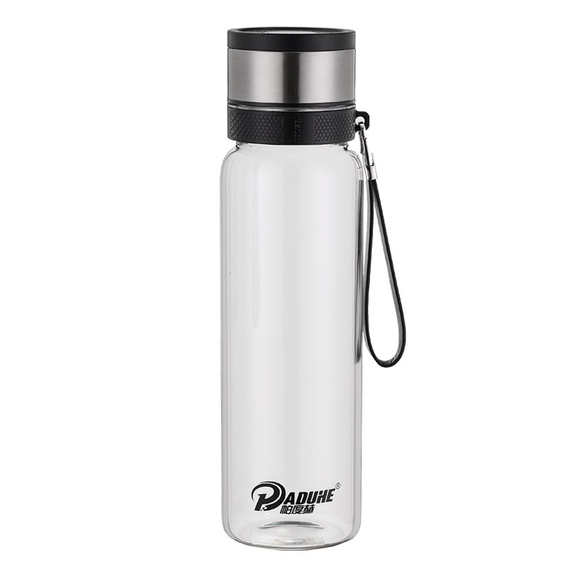 玻璃杯大容量水杯2026新款男士泡茶杯便携一键开盖车载杯子1000ml