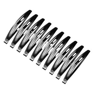 发夹后脑勺顶夹黑色一字夹刘海夹成人发卡夹子头饰边夹女简约BB夹