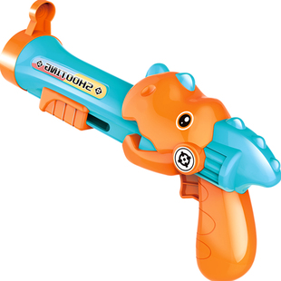 儿童玩具男女孩恐龙枪软弹打我鸭弹射标靶球2一3一5一6岁以上手枪