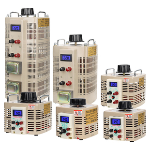 单相调压器220V数显TDGC2-5KVA纯铜1KW交流电源0.5KW可调节变压器