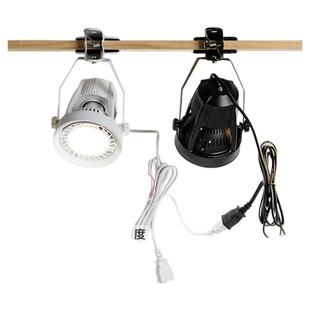 插电式LED夹子射灯串联免接线服装店婚庆超亮可移动展会集市摆摊