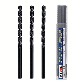 VTOOL特长麻花钻头高速钢含钴钻头模具钢专用打孔钻头 1.0-13.0mm