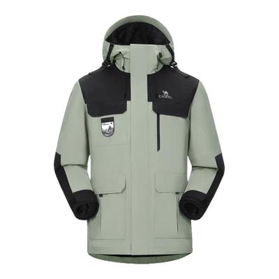 [山野]骆驼户外工装ICON冲锋衣女三合一可拆卸防水进藏旅游男外套