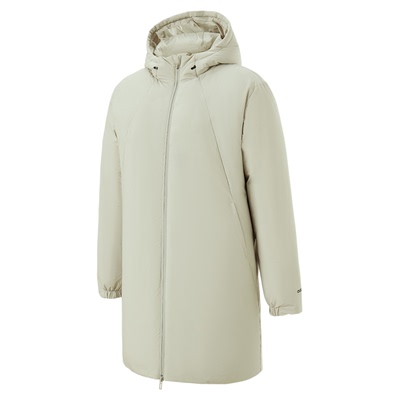 adidas阿迪达斯男士羽绒服中长款冬季新款连帽加厚鸭绒外套JL9617