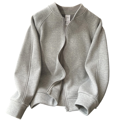 挺括显瘦/棒球服卫衣加绒外套