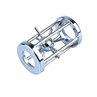 合金魔锁九连环益智玩具十级高难度鲁班锁智力解锁环Puzzle解密