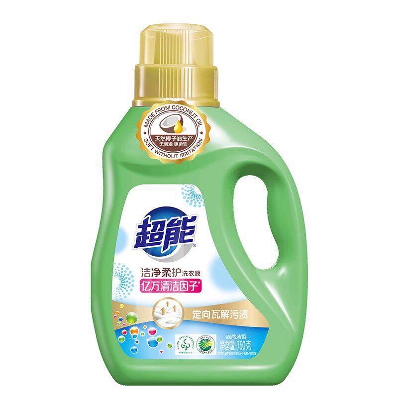 超能洗衣液洁净柔护香氛持久留香整箱批家用装正品清香洗衣服内衣