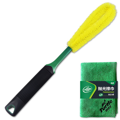 龟牌汽车轮毂刷长杆车刷洗车神器