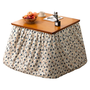 烤火桌子家用可折叠烤火架湖南冬季取暖餐桌长正方形炕桌简易新款