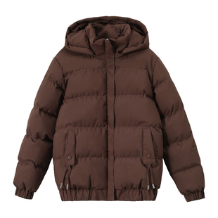 啄木鸟加绒加厚棉衣女款爆款新款妈妈冬装时尚洋气小棉袄短款棉服