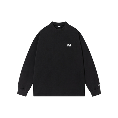 FORNINES发热保暖德绒打底衫男款秋冬刺绣长袖T恤潮牌内搭卫衣女