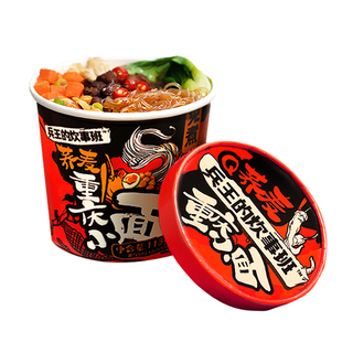 桶装重庆小面官方旗舰店方便速食粉丝减低脂米线代餐主食品酸辣粉