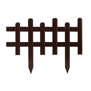 花园草坪防腐木栏杆护栏围栏小篱笆院子装饰庭院碳化户外栅栏室外