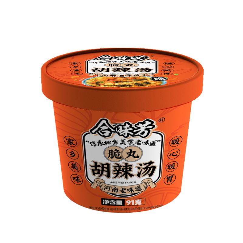 合味芳胡辣汤91g*6桶整箱 正宗河南特产逍遥镇冲泡方便速食囤货