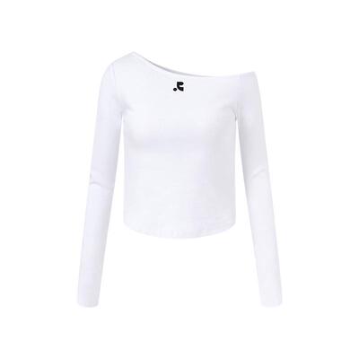 RestandRecreation斜肩长袖T恤女