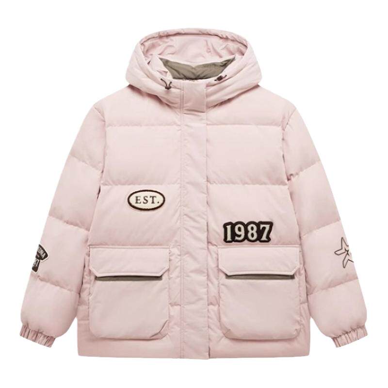 特步2024新款羽绒服加厚保暖