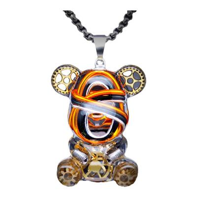 赛博朋克暴力熊夜光挂坠情人节