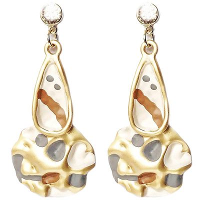 畫框手绘纯银时尚风耳夹