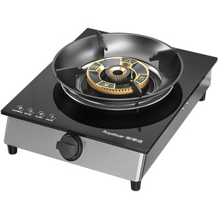 荣事达煤气灶单灶台式出租房家用液化气灶具单眼燃气天然气炉灶台