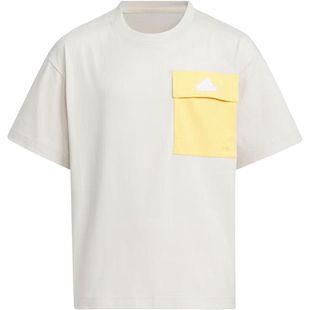 Adidas/阿迪达斯官方正品新款儿童舒适圆领运动休闲短袖T恤IT4027