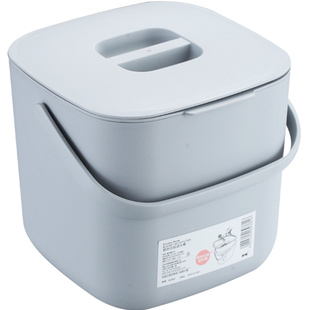 厨余垃圾桶家用带盖桌面干湿分类餐厨防臭厨房台面专用沥水分离桶