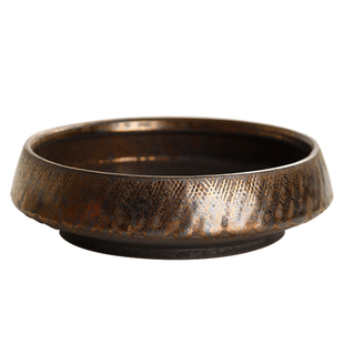 粗陶茶洗建水水盂茶钵茶渣缸洗茶杯盖碗茶盂家用笔洗功夫茶具配件