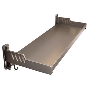 厨房置物架多功能免打孔壁挂式调料架收纳架子微波炉承重免钉加宽