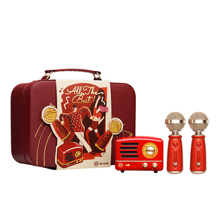 猫王妙播音响小王子OTR欢唱双麦克风话筒一体K歌蓝牙音箱生日礼物