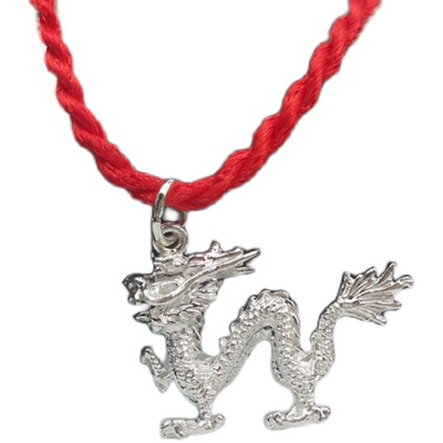 谢家银匠12生肖牛 鸡吊坠 民族风999足银龙猪坠子手工男女