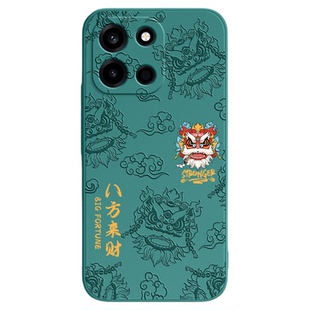 国潮浮雕适用一加Turbo6手机壳1加Tubro6V保护套OPPO新款Tubor中国风液态硅胶OPPOTurbo全包防摔软外壳1+男女